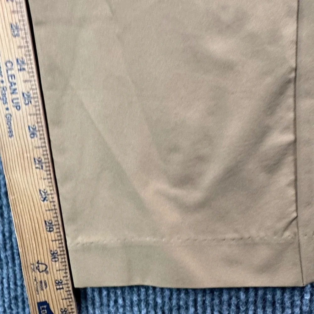 J.Crew Mens 34x31 Thompson Flex Chino Pants Tan Khaki Tapered‎ Performance Fit